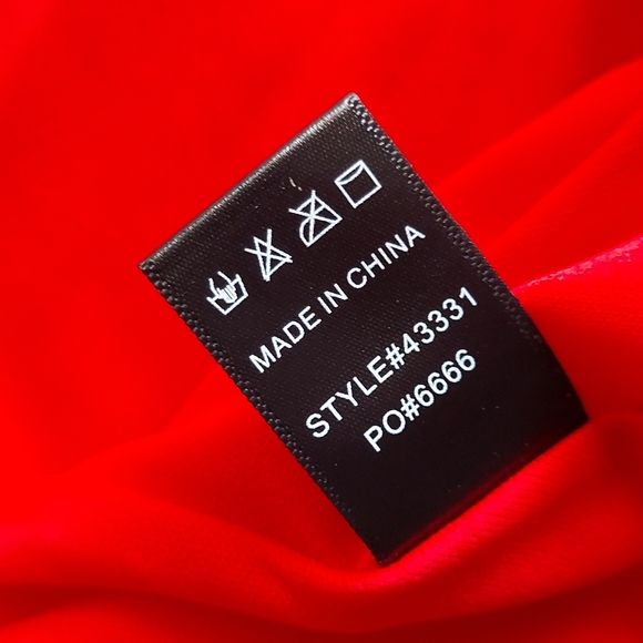 SOLD LuLu's Good Deeds Red Strappy Sheer Lace Up Mini Dress - Picture 7 of 7